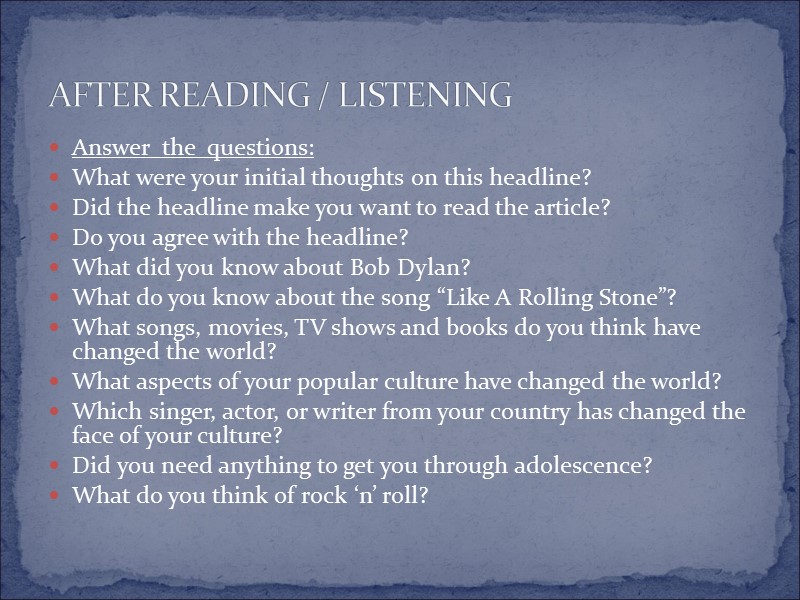 Answer  the  questions: What were your initial thoughts on this headline? Did